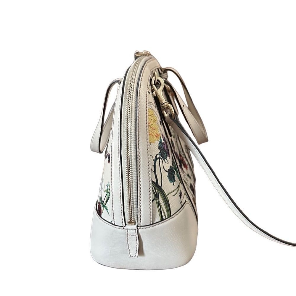 Gucci floral Dome tote with shoulder strap - Picture 8 of 16